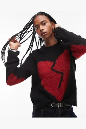 AllSaints Luvheart crew jumper in