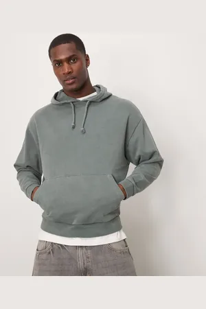 ASOS Oversized hoodie in washed green
