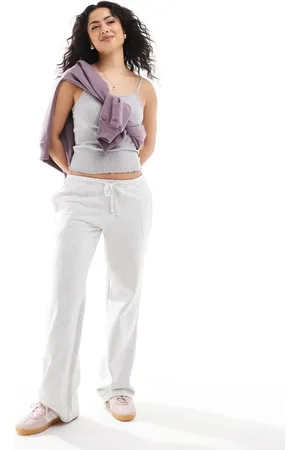 Hollister Contrast stripe low rise baggy sweat pants in