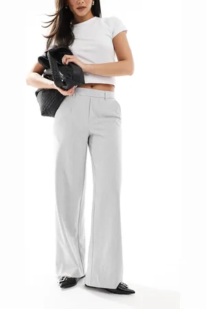 Object Wide leg tailored pants in