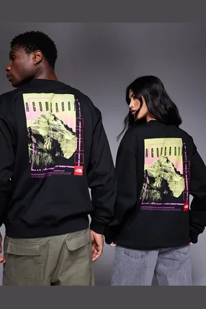 The North Face Aconcagua unisex back print sweatshirt in
