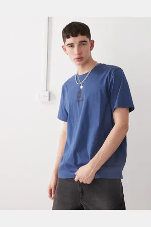 Timberland Central badge logo t-shirt in navy