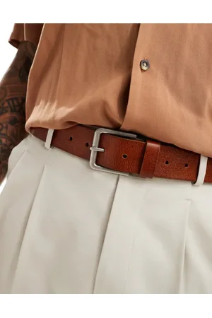 ASOS Leather belt in -Brown