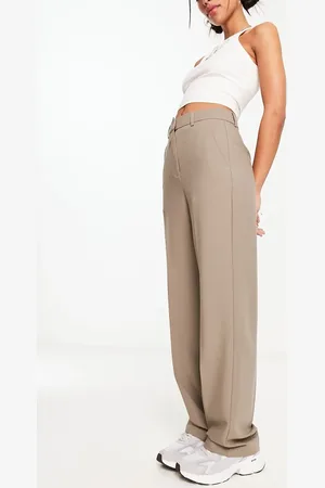 JJXX Mary high waisted tailored pants in -Grey