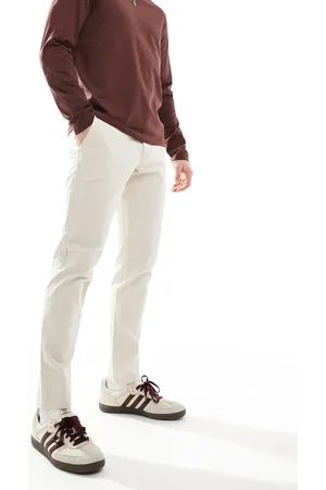 JJ Slim fit chinos in light beige-Neutral