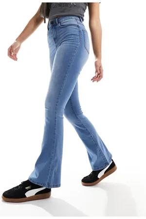 Noisy May Sallie high waisted flare jeans in