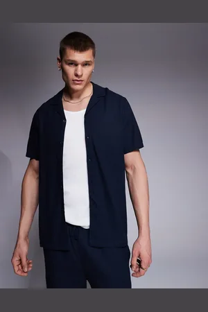 South Beach Short sleeve beach shirt in slate