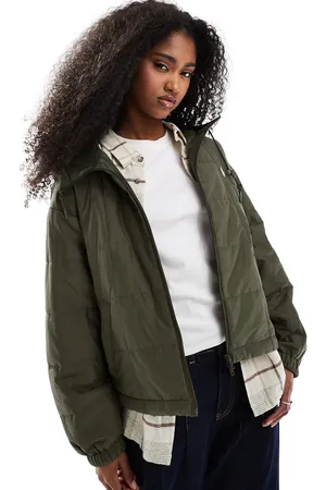 Ralph Lauren Quilted jacket with logo in green