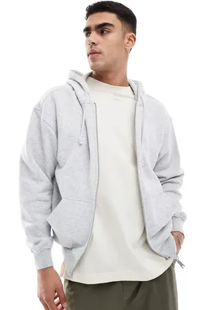 Cotton On Cotton On box fit zip up hoodie in