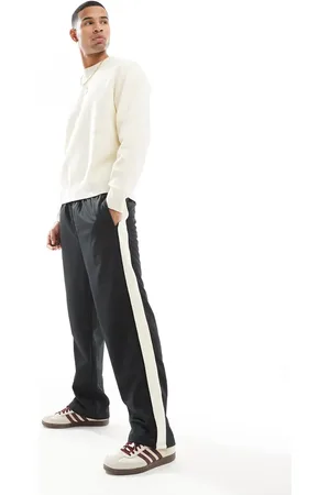 JACK & JONES Karl loose fit sweat pants with side stripe in