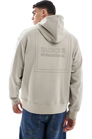 Barbour Graphic hoodie in -Grey