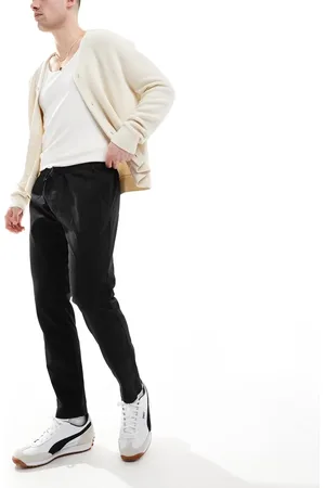 Brave Soul Twill pants with elasticated waist in
