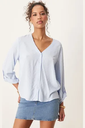 JDY Loose fit blouse with textured details in