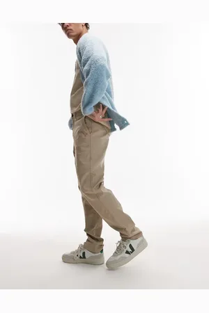 Topman Slim chino pants in -Neutral