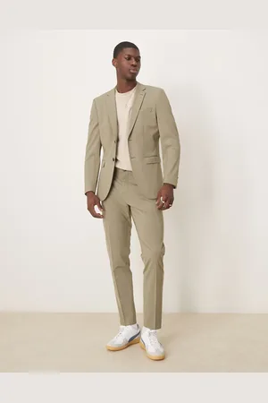 SELECTED Liam slim pants in green