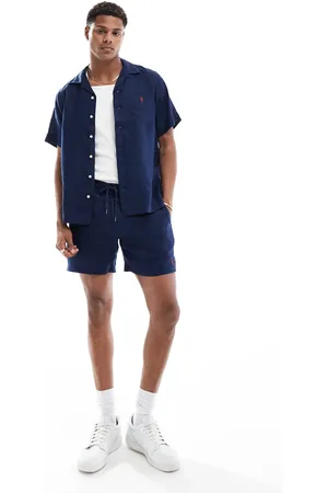 Ralph Lauren Prepster icon logo linen shorts in (part of a set)