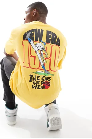 New Era Baseball graphic motif back t-shirt in