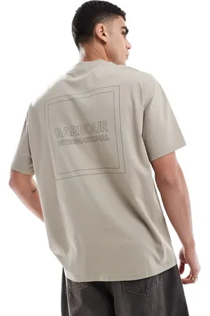 Barbour Backprint oversized t-shirt in -Grey