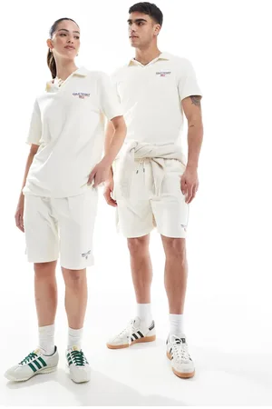 Ralph Lauren Sport capsule small logo lightweight cotton terry shorts in (part of a set)-White