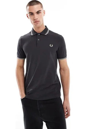 Fred Perry Twin tipped polo shirt in dark