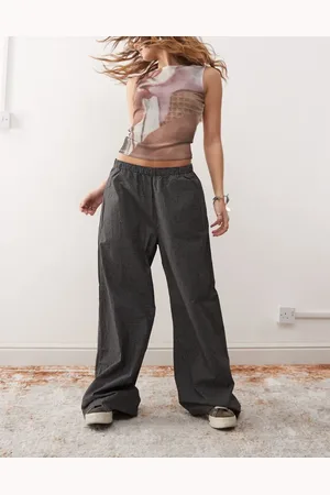 Weekday Tahnee relaxed fit pants in check