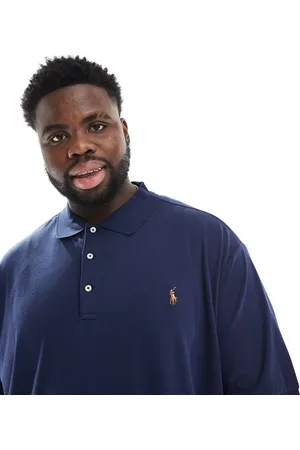 Ralph Lauren Big & Tall icon logo pima cotton polo in