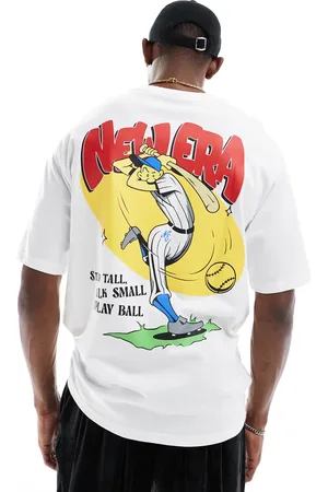New Era Baseball graphic back t-shirt in