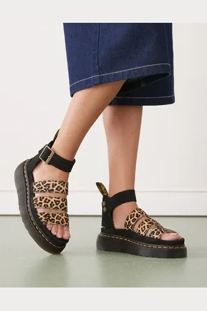 Dr. Martens Clarissa II quad sandals in leopard print