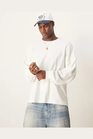 ASOS Extreme oversized textured long sleeve t-shirt in