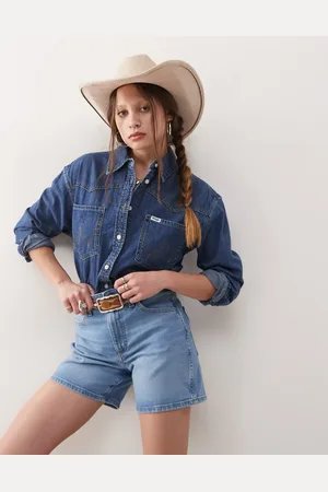 Wrangler Cowboy 5inch denim shorts in