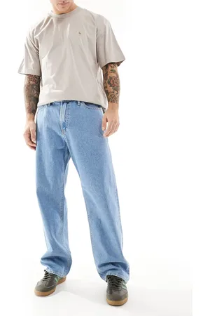 JJ Baggy fit jeans in mid wash blue