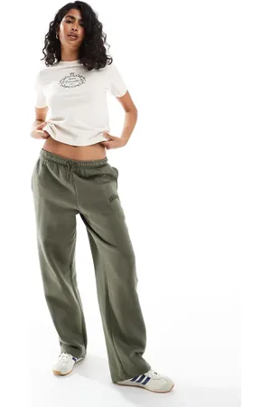 Ellesse Sana wide leg trackies in -Green