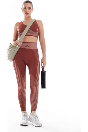 adidas Adidas Training seamless 7/8 leggings in -Red