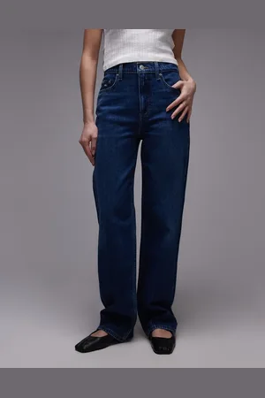 Tommy Hilfiger Layla slim straight jeans in dark wash-Blue