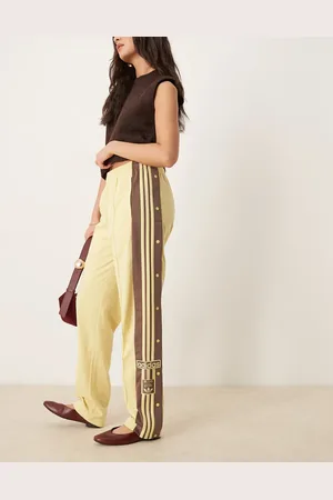 adidas Adibreak track pants in and brown