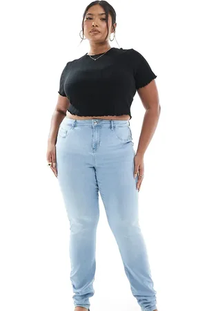 ONLY Push up skinny jeans in light blue
