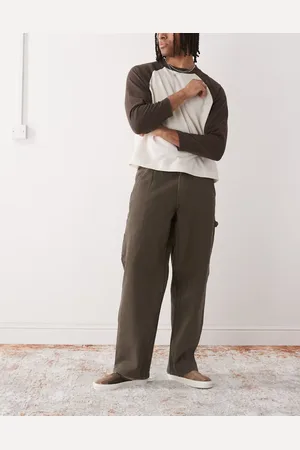 Vans Drill chore loose fit denim carpenter pants in dark