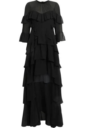 AllSaints Nat ruffle dress in