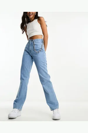 Carhartt Noxon high waist straight leg jeans in light