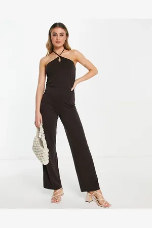 Monki Halterneck jumpsuit in