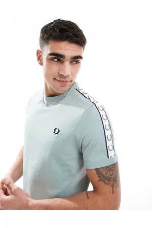 Fred Perry Contrast tape ringer t-shirt in ice