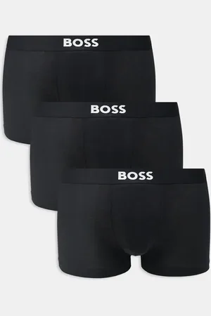 HUGO BOSS BOSS Bodywear 3 pack front icon logo trunks in