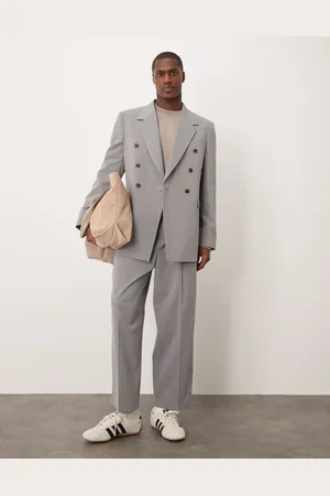 ASOS Balloon suit pants in pinstripe