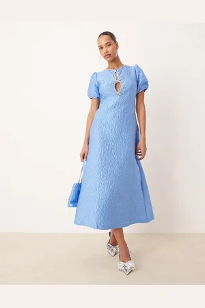 Sister Jane Dream seashell embellished jacquard midi dress in (part of a set)