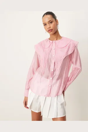 Sister Jane Embroidered organza blouse in
