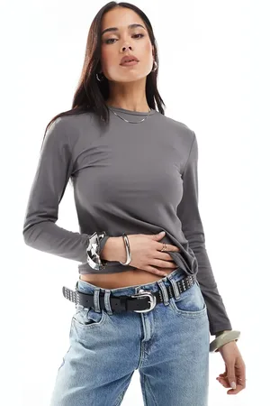 ONLY Long sleeve seamless top in