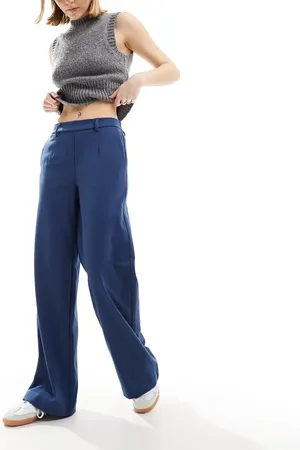Object Wide leg pants in blue