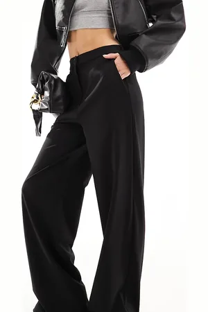 ASOS Tall tailored relaxed straight leg pants in