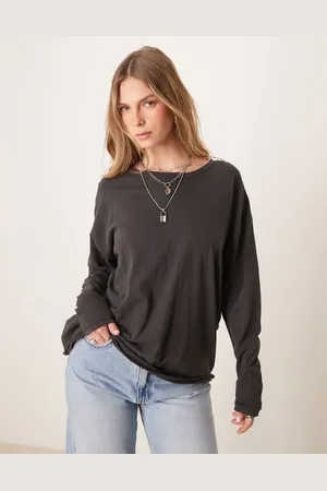 Free People Nina long sleeve t-shirt in washed