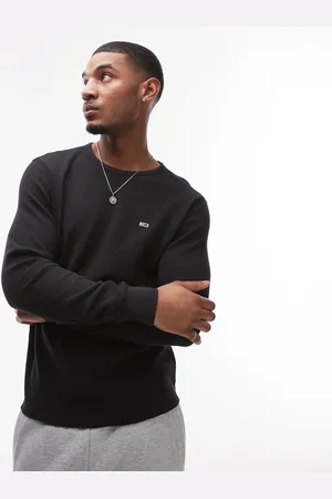 Tommy Hilfiger Waffle long sleeve top in